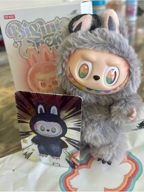 POP MART Big into Energy SECRET Monster Labubu ID dust Bag, box, confirmed NEW !